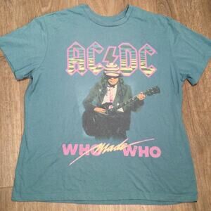 AC/DC Who Made Who 1986 North America Tour Shirt XXL